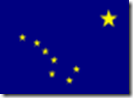 Alaska state flag Alaska state flag